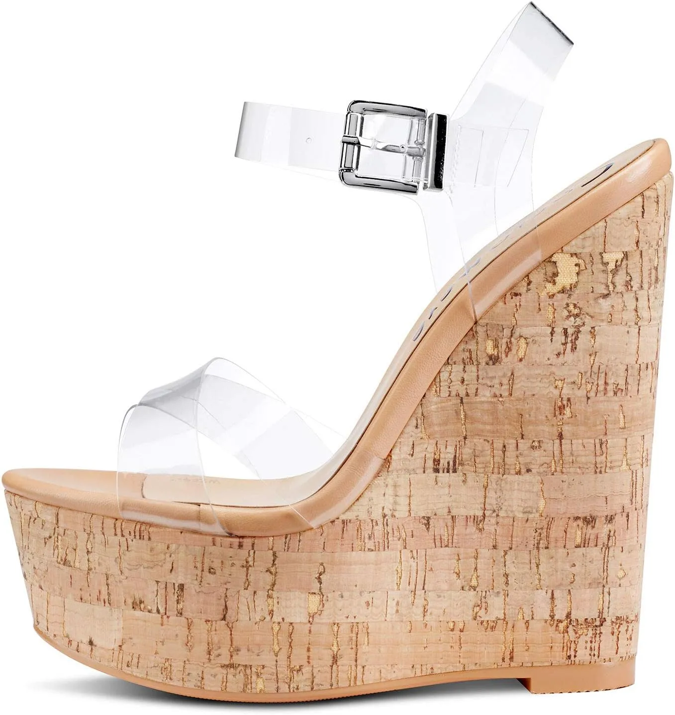 Castamere Womens High-Heel Platform Wedge Heel Sandals Slingback Sexy Ankle Strap Open Toe 16CM Heels