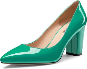 Castamere Womens High Heel Pointed Toe Slip-on Pumps 8CM