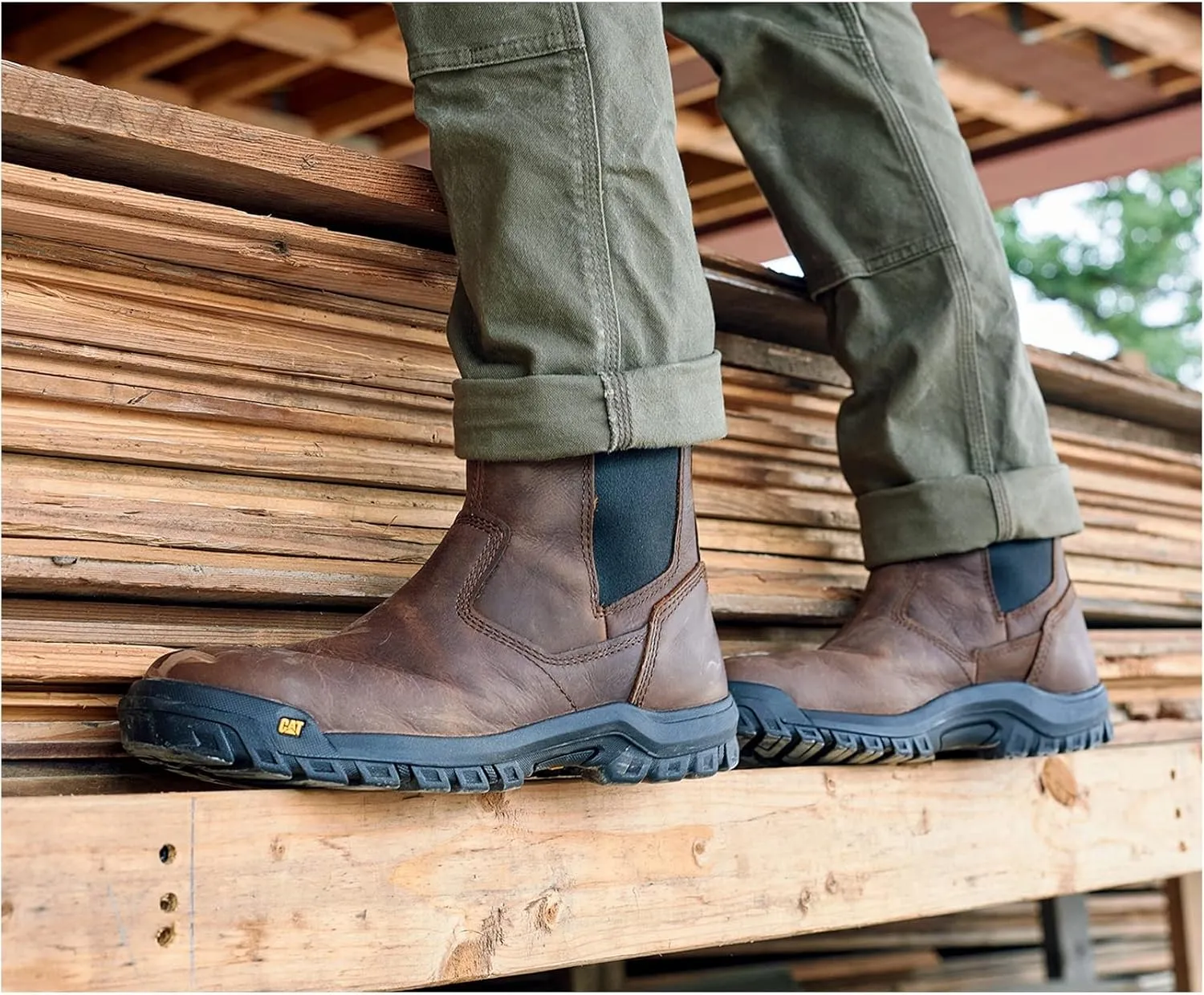 Cat Footwear Men's Wheelbase Steel Toe Work Boot