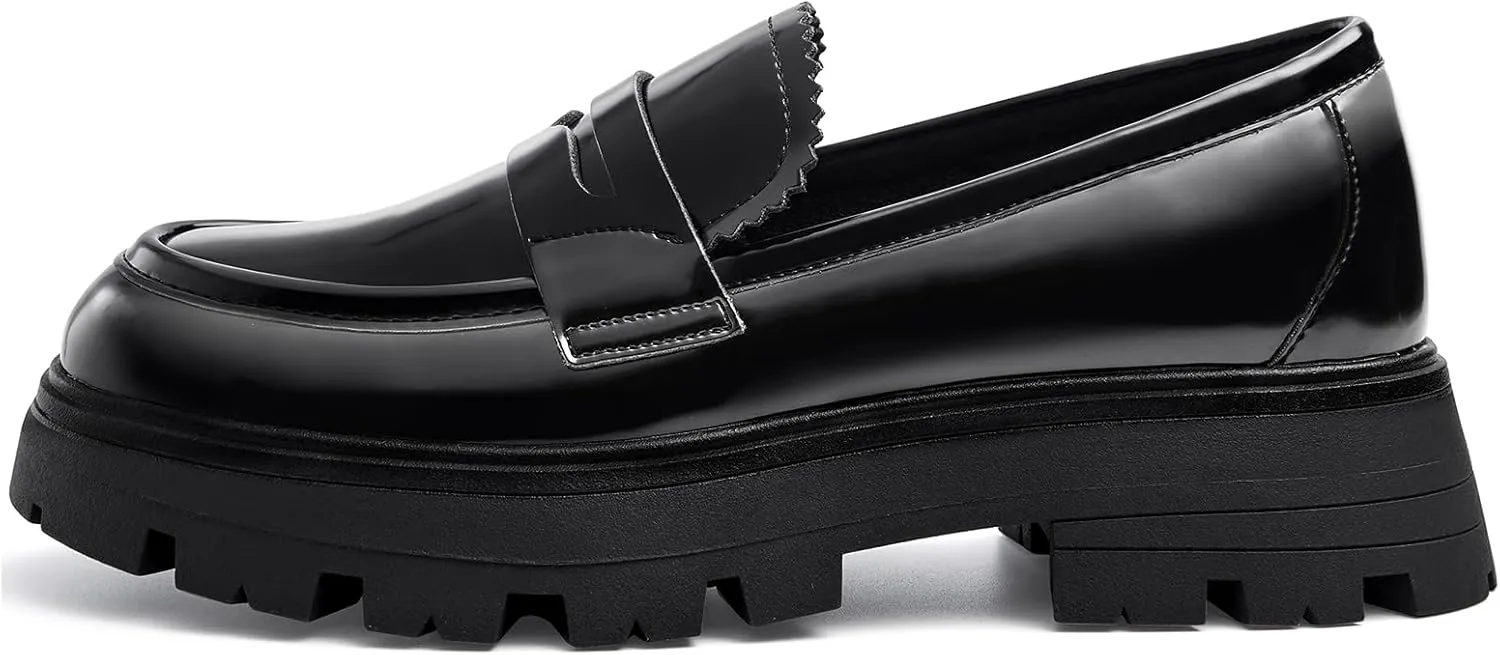 Cestfini Platform Chunky Loafers for Women