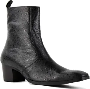 Chelsea Leather Boots for Men Dress Ankle Boot Motorcycle Casual Heel Shoes