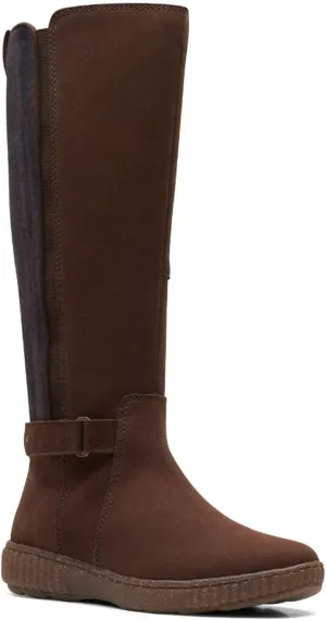 Clarks Caroline Style Dark Brown Suede 6 B (M)