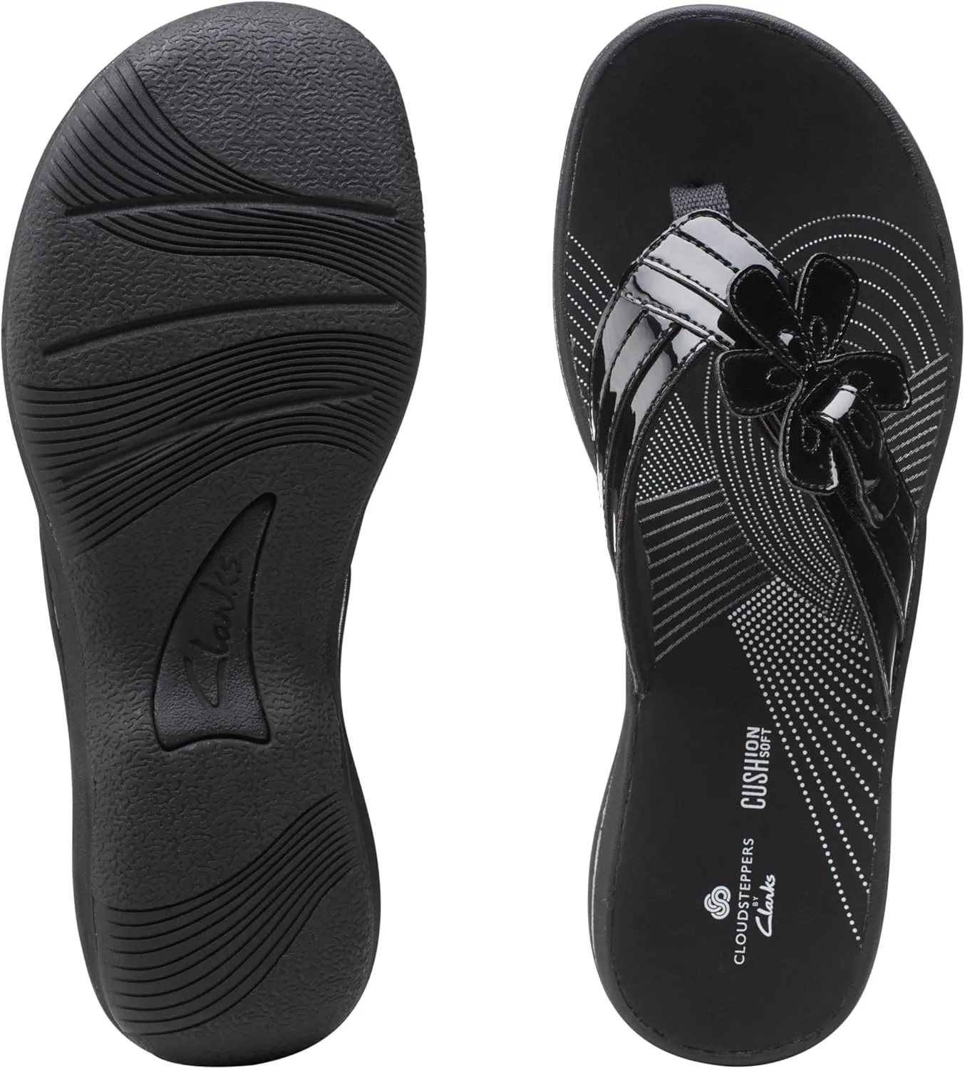 Clarks Women's Brinkley Flora Flip Flop