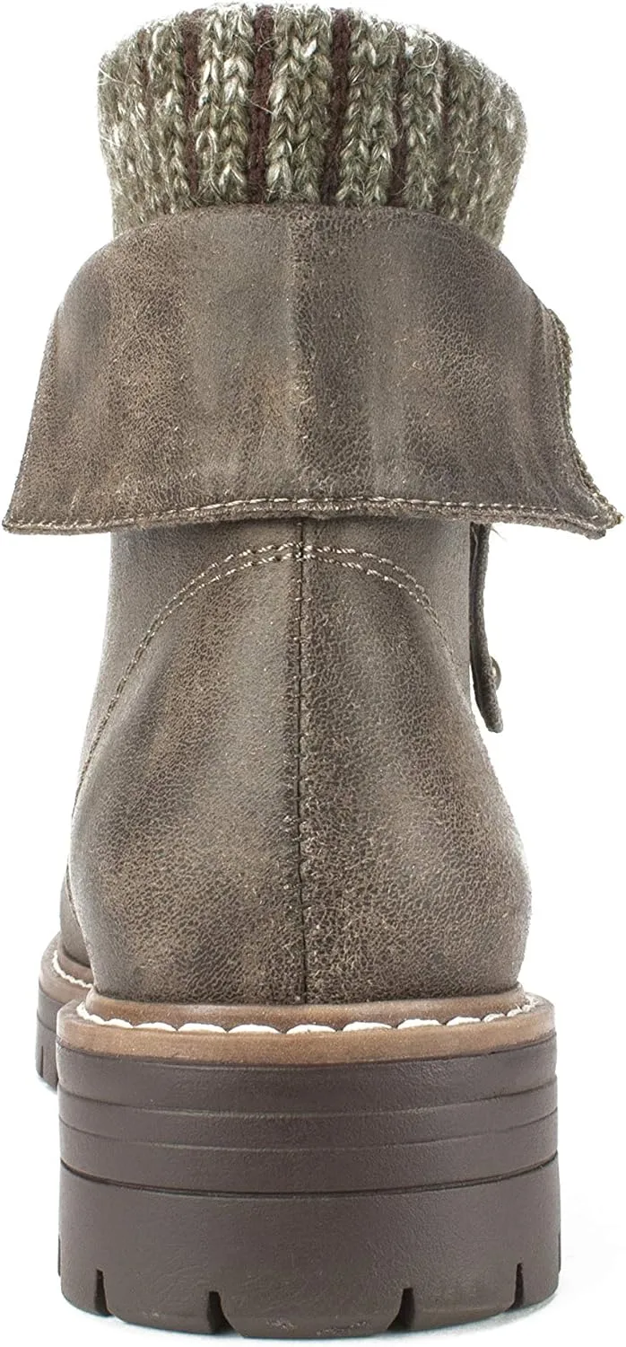 CLIFFS BY WHITE MOUNTAIN Shoes Mandy Women's Casual Lace-up Ankle Boot