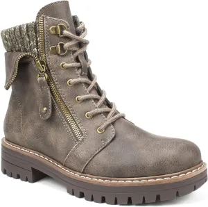 CLIFFS BY WHITE MOUNTAIN Shoes Mandy Women's Casual Lace-up Ankle Boot