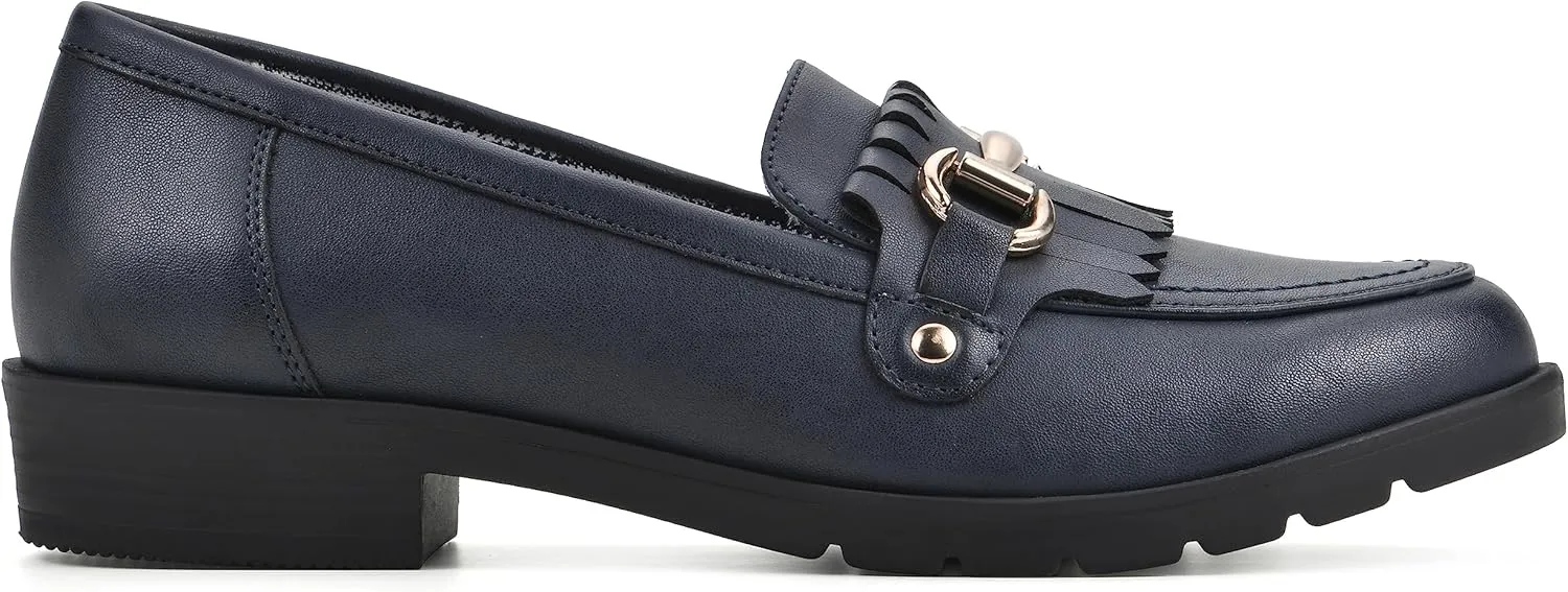 CLIFFS BY WHITE MOUNTAIN Women's Galeena Cushioned Loafer Flat