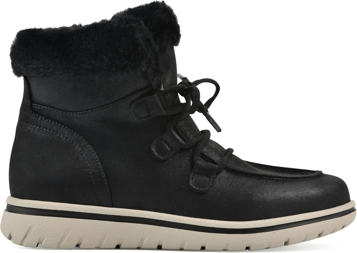 CLIFFS BY WHITE MOUNTAIN Women's Harrison Cushioned Lace-Up Ankle Bootie
