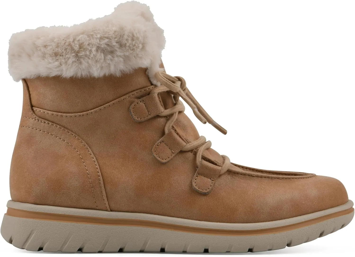 CLIFFS BY WHITE MOUNTAIN Women's Harrison Cushioned Lace-Up Ankle Bootie