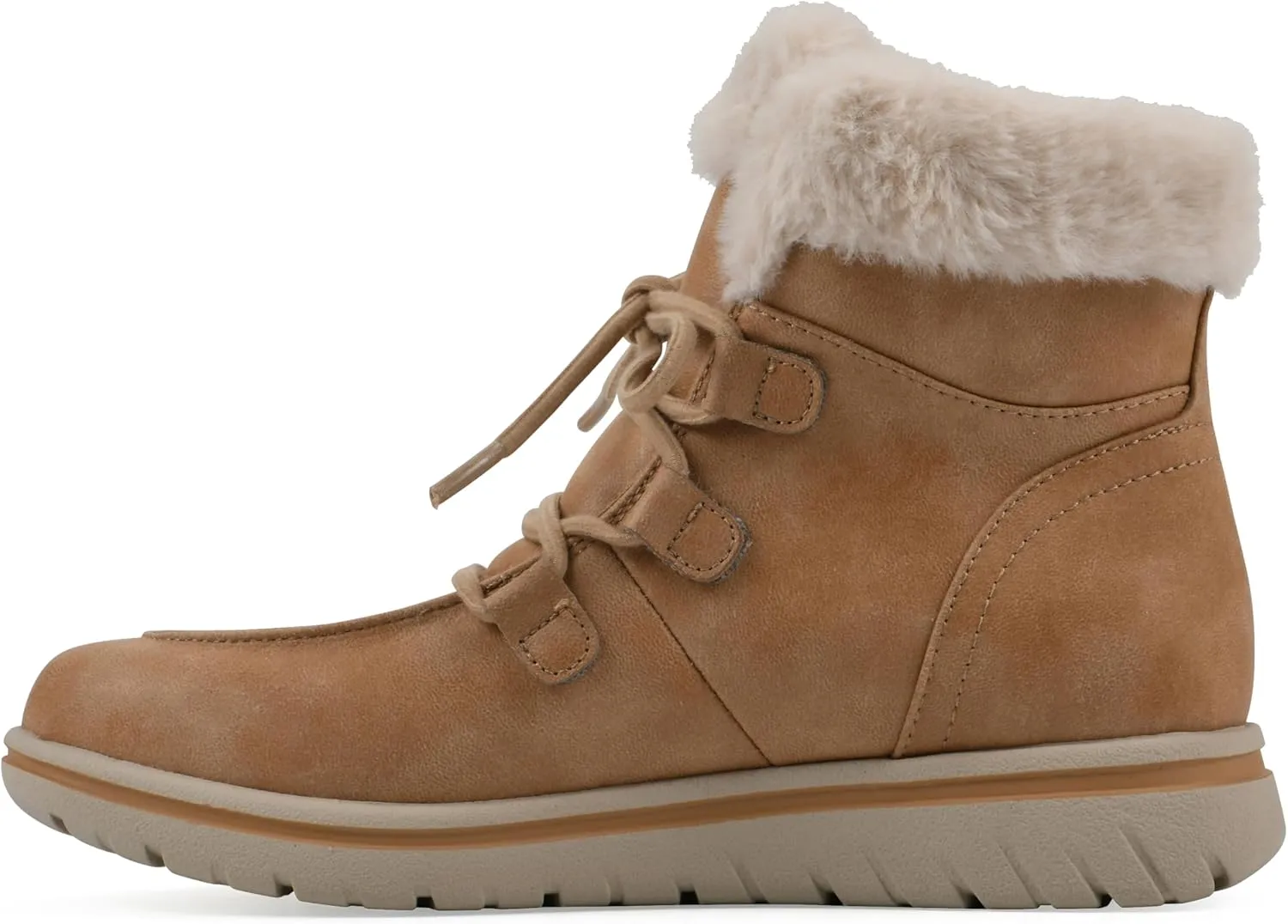 CLIFFS BY WHITE MOUNTAIN Women's Harrison Cushioned Lace-Up Ankle Bootie