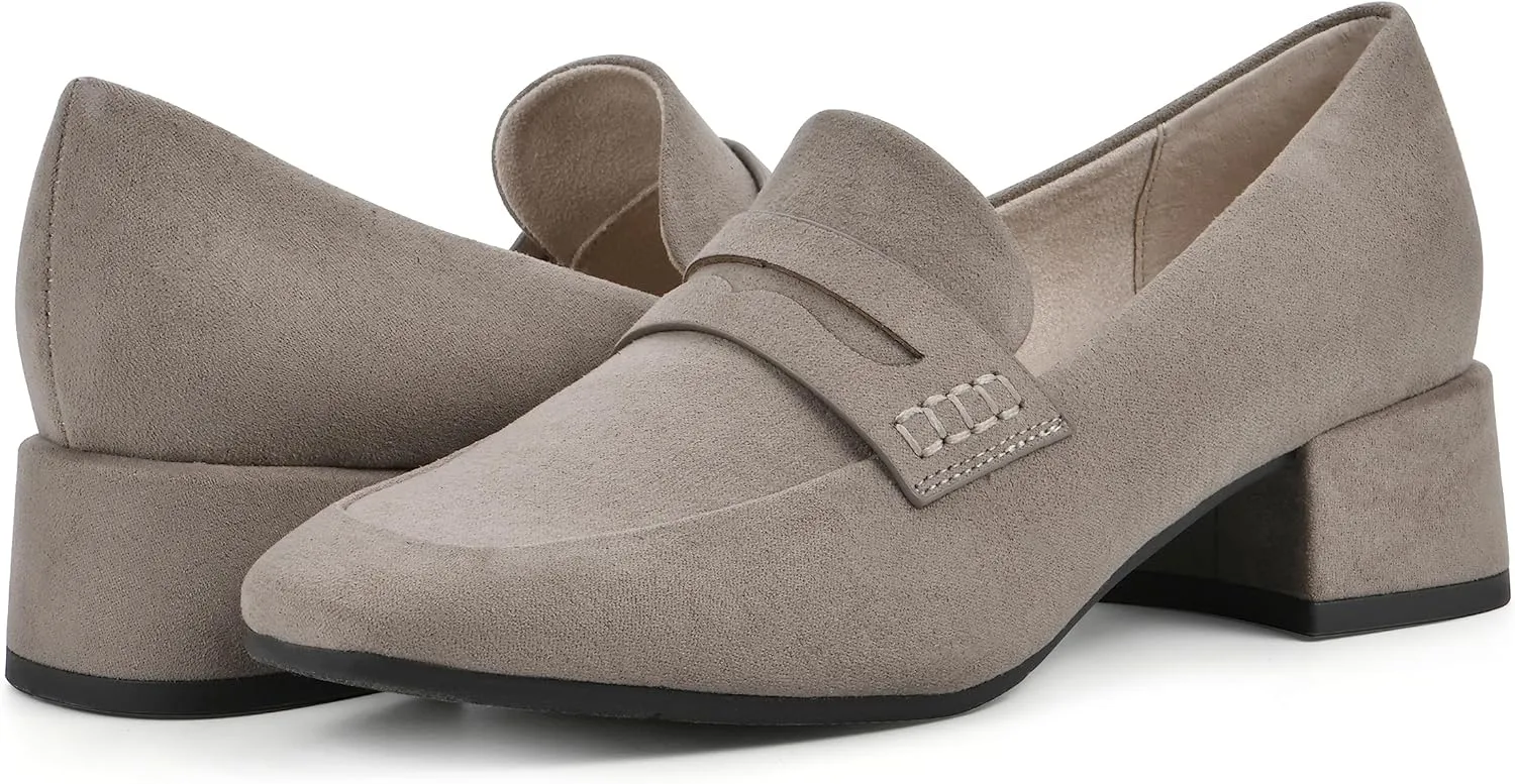 CLIFFS BY WHITE MOUNTAIN Women's Shoes Quiana Block Heeled Loafer