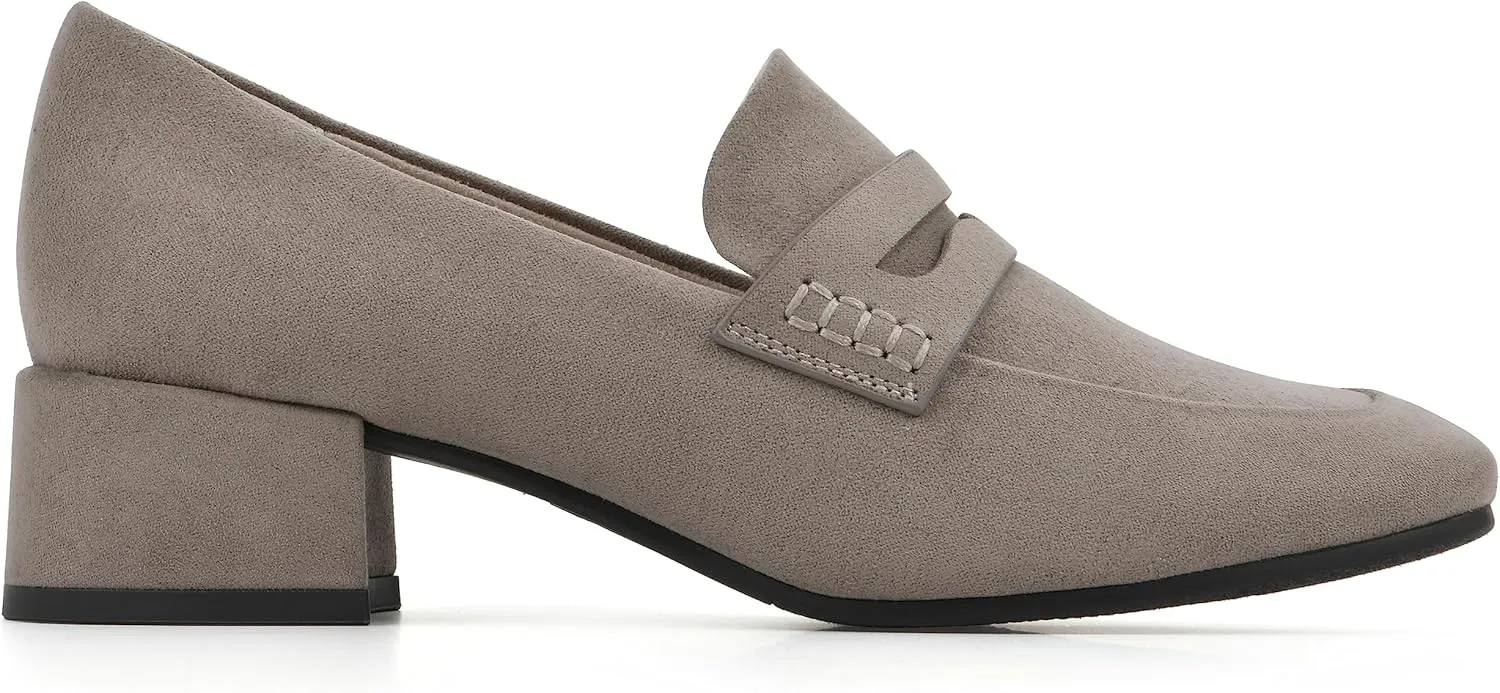 CLIFFS BY WHITE MOUNTAIN Women's Shoes Quiana Block Heeled Loafer