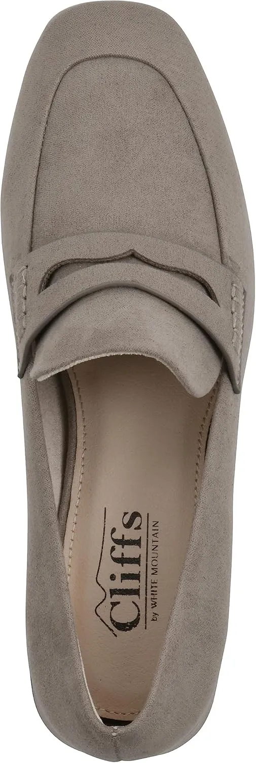 CLIFFS BY WHITE MOUNTAIN Women's Shoes Quiana Block Heeled Loafer