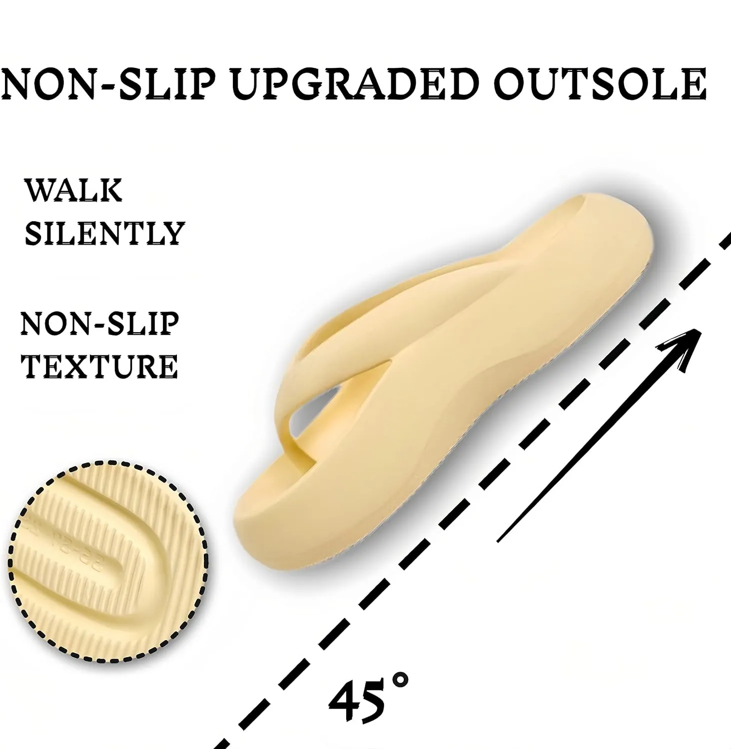 Cloud Comfy Flip Flops for Women Lightweight Thicken Sole Pillow Slippers Cute Cushioned Slippers Soft Foam Non-Slip Shower Bathroom Slides Sandals Cozy EVA Indoor and Outdoor