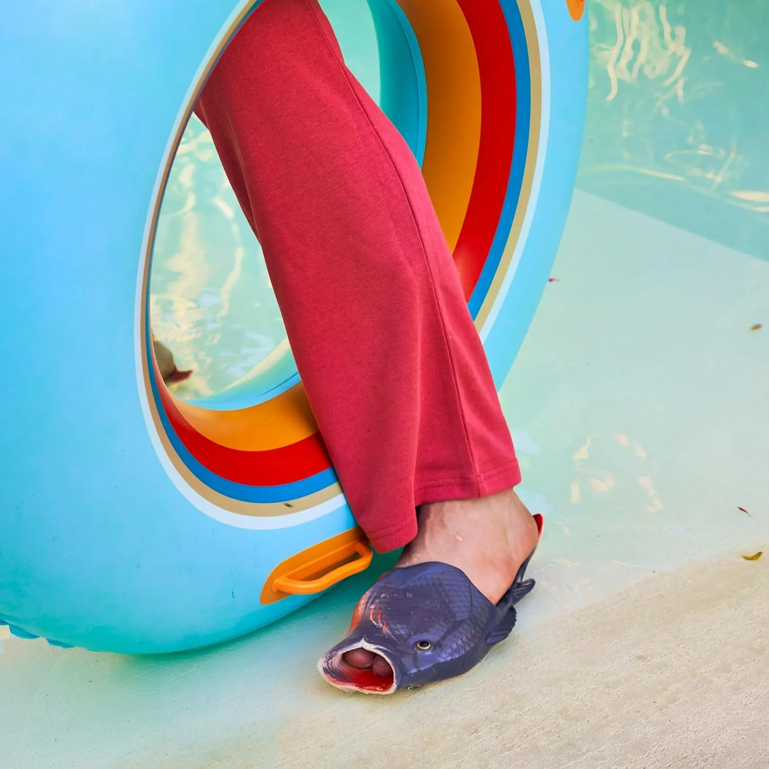 Coddies Fish Flip Flops | The Original Fish Slippers | Funny Gift, Unisex Sandals, Bass Slides, Pool, Beach & Shower Shoes | Men & Women