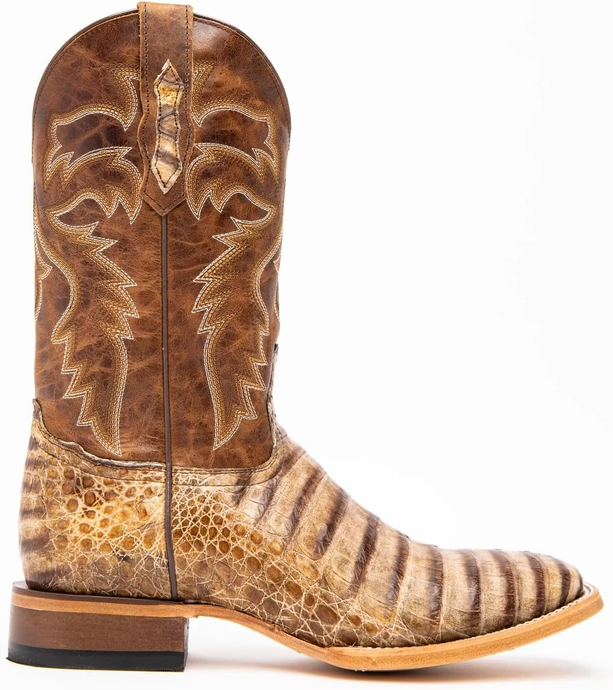 Cody James Men's Caiman Belly Western Boot Broad Square Toe - Bb90