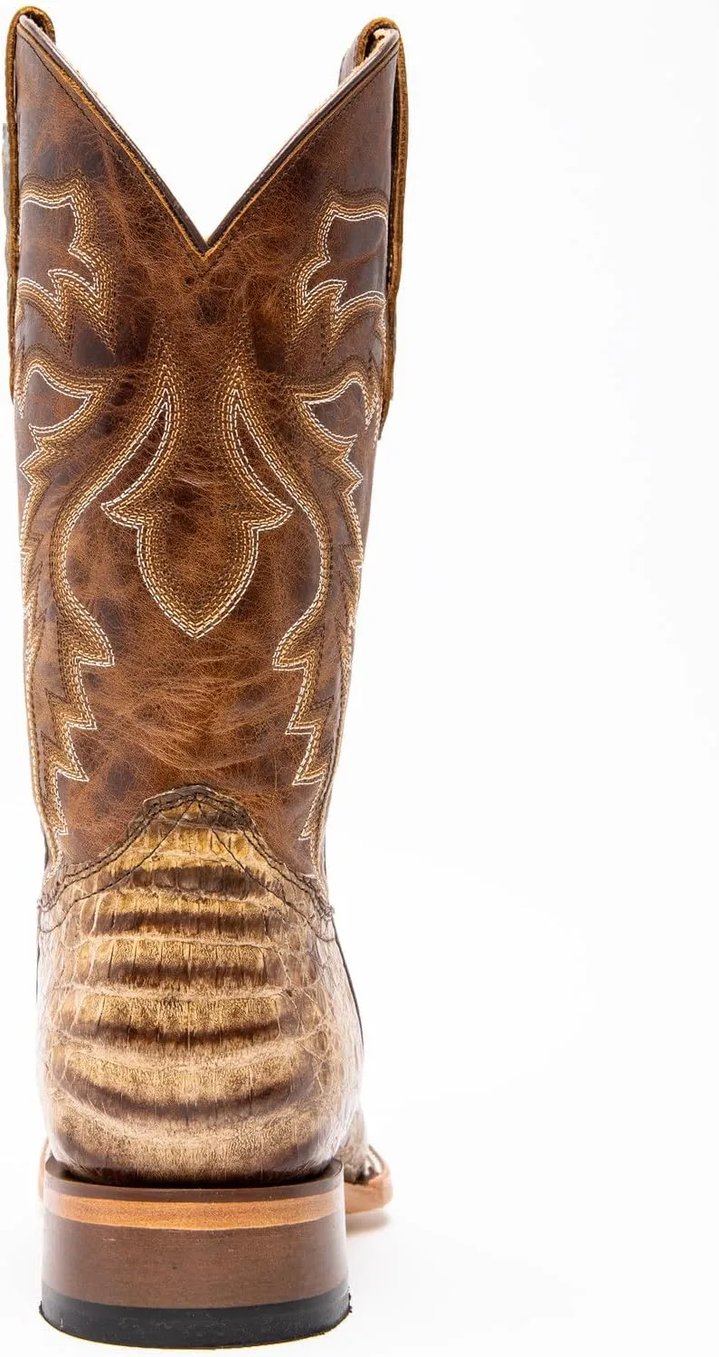 Cody James Men's Caiman Belly Western Boot Broad Square Toe - Bb90
