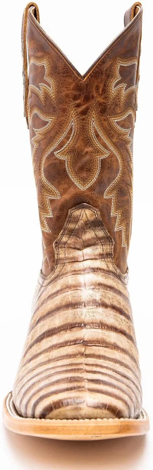 Cody James Men's Caiman Belly Western Boot Broad Square Toe - Bb90
