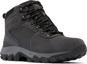 Columbia Men's Newton Ridge Plus II Suede Waterproof, 2024 Shark/Black, 11