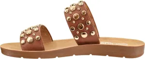 Corkys Footwear Women's Double Take Two Strap Sandal - Stylish, Comfortable, Versatile Summer Footwear, Perfect for Casual & Dressy Outfits, Lightweight