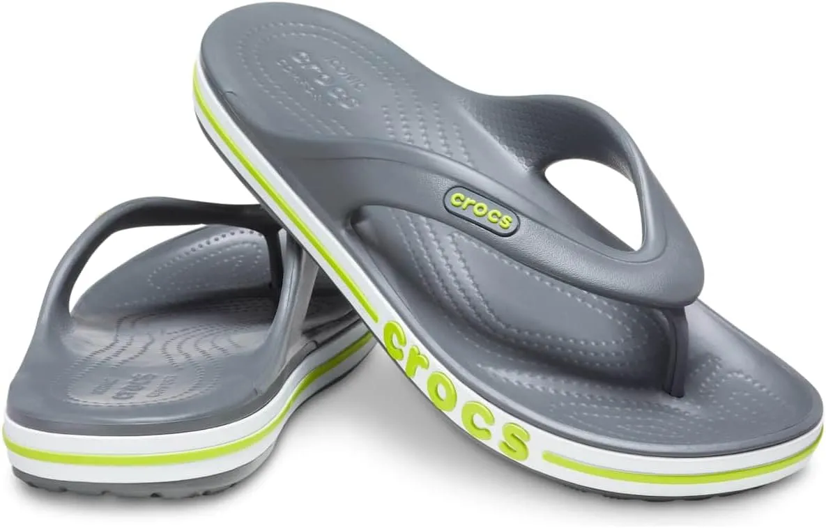 Crocs Men's and Women's Bayaband Flip Flop | Casual Flip Flops | Shower Shoes