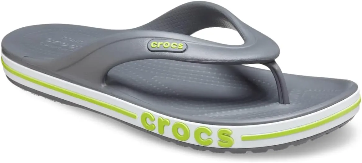 Crocs Men's and Women's Bayaband Flip Flop | Casual Flip Flops | Shower Shoes