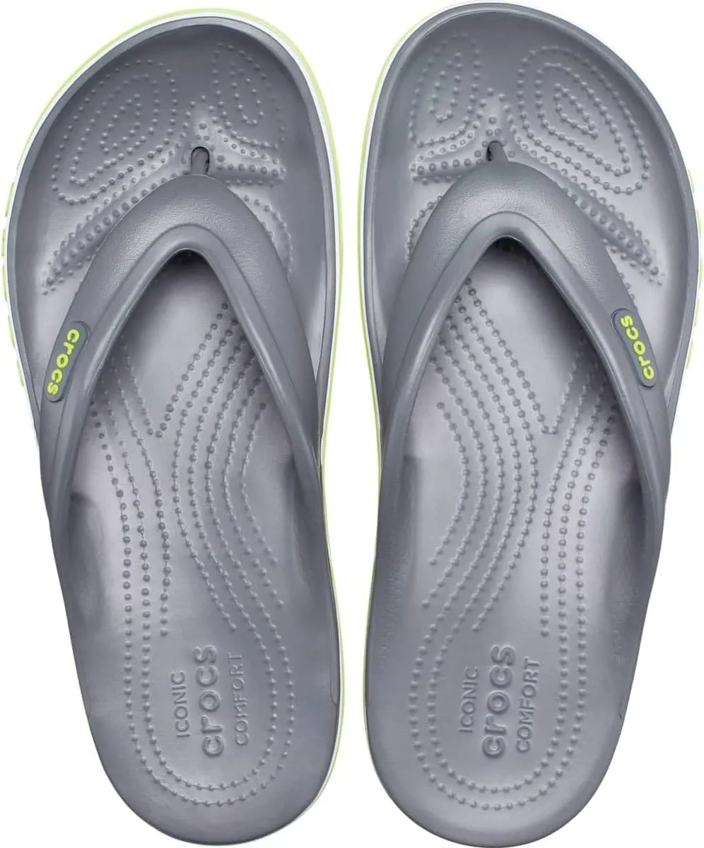 Crocs Men's and Women's Bayaband Flip Flop | Casual Flip Flops | Shower Shoes