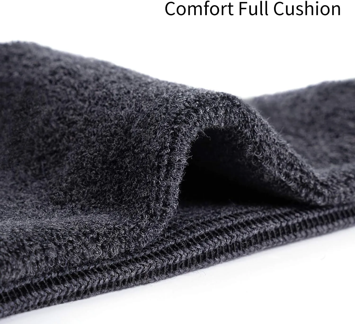 CS CELERSPORT 6 Pack Men's Cotton Athletic Crew Socks Full Cushioned Work Boot Socks