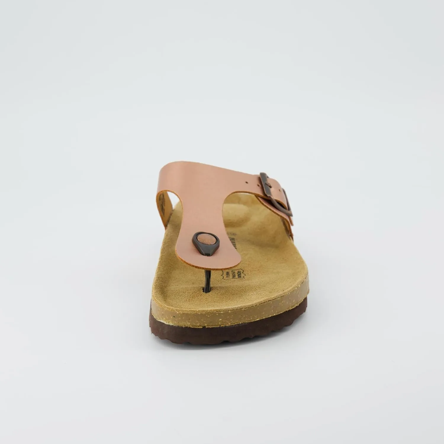 CUSHIONAIRE Women's Leah Cork Footbed Sandal With  Comfort
