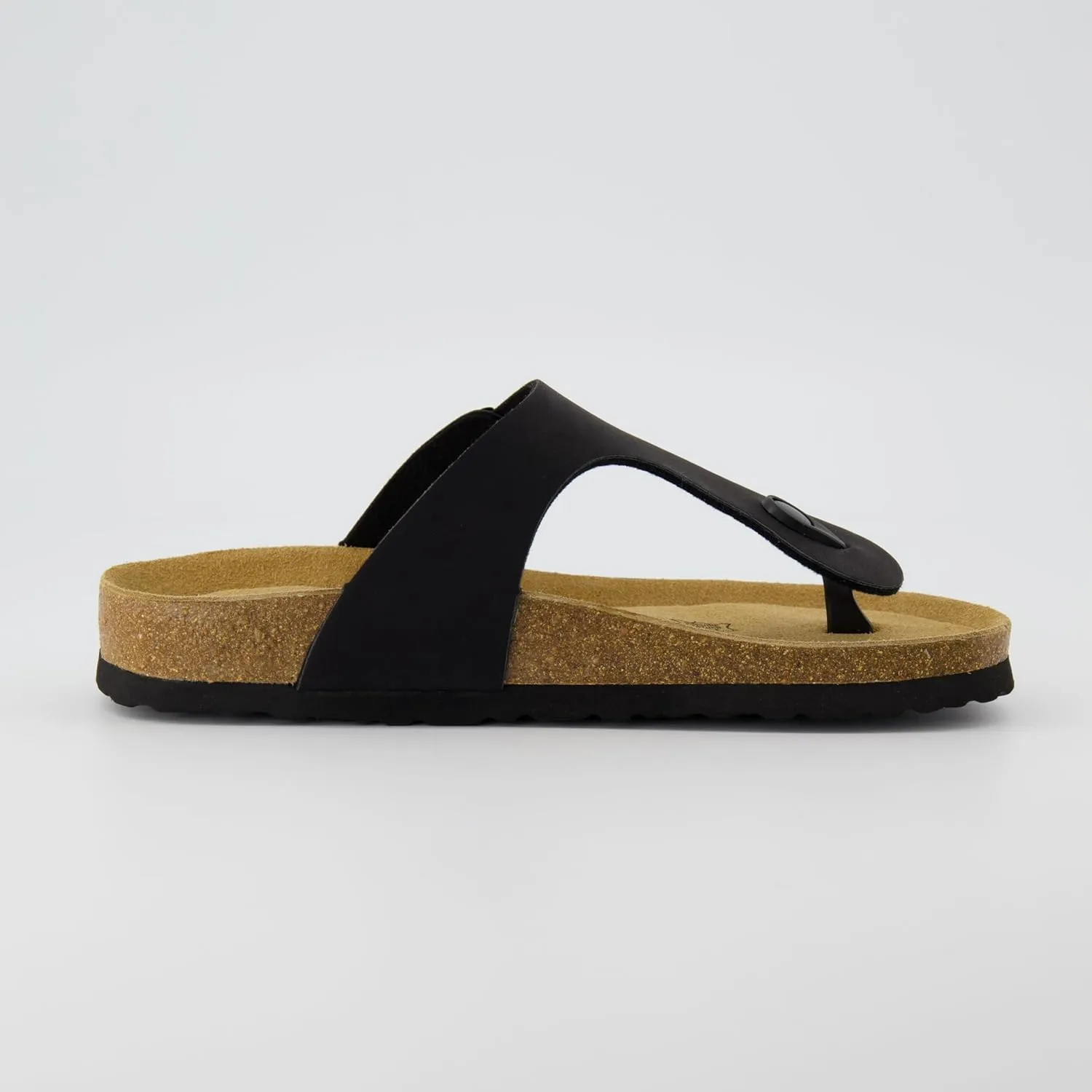 CUSHIONAIRE Women's Leah Cork Footbed Sandal With  Comfort