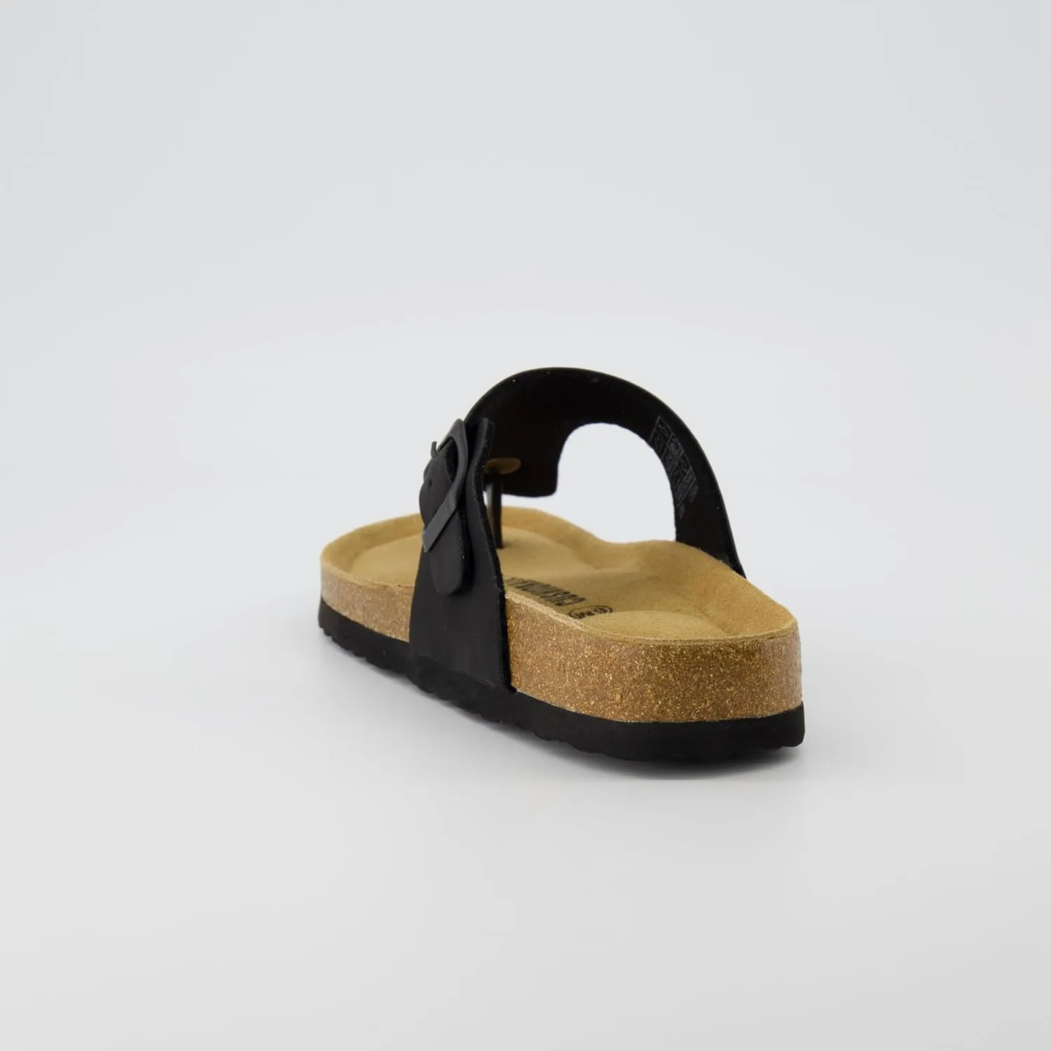 CUSHIONAIRE Women's Leah Cork Footbed Sandal With  Comfort