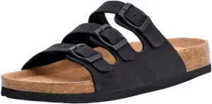 CUSHIONAIRE Women's Lela Cork footbed Sandal with  Comfort