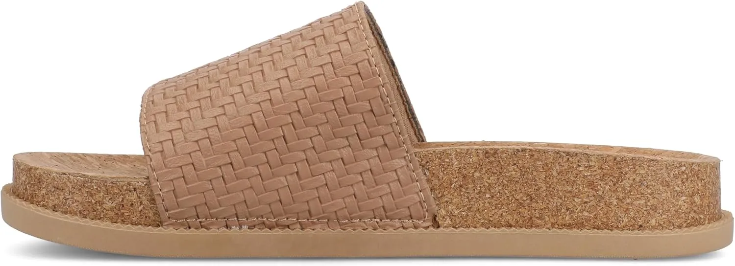 Dakine Women's Loren Cork Footbed Sandal Single Band Comfort Slide