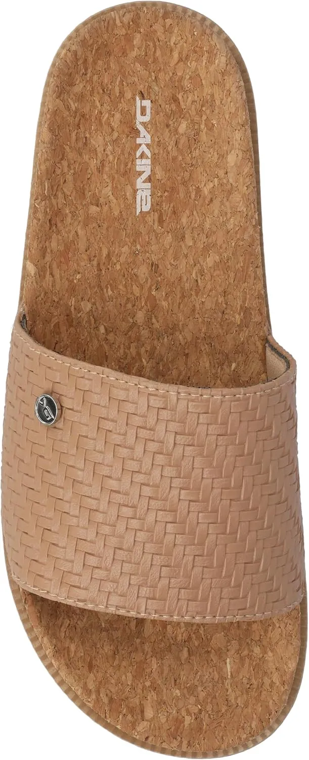 Dakine Women's Loren Cork Footbed Sandal Single Band Comfort Slide