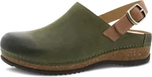 Dansko Women's Merrin Sling-Back Mule Clog-Dual Density Cork/EVA Midsole and Lightweight Rubber Outsole Provide Durable and Comfortable Ride on Patented Stapled Construction