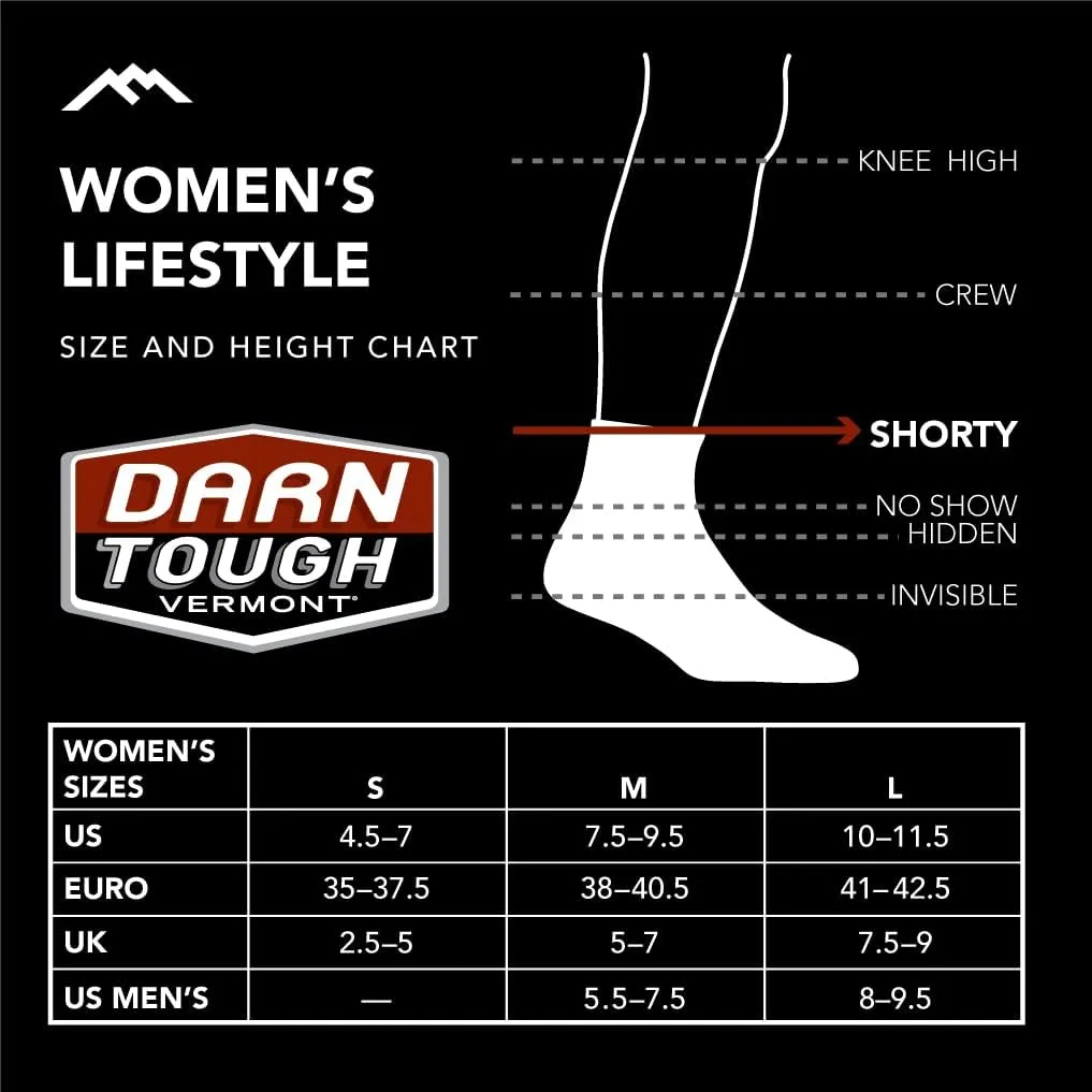 Darn Tough Women's Dottie Shorty Lightweight Sock (Style 6103) -