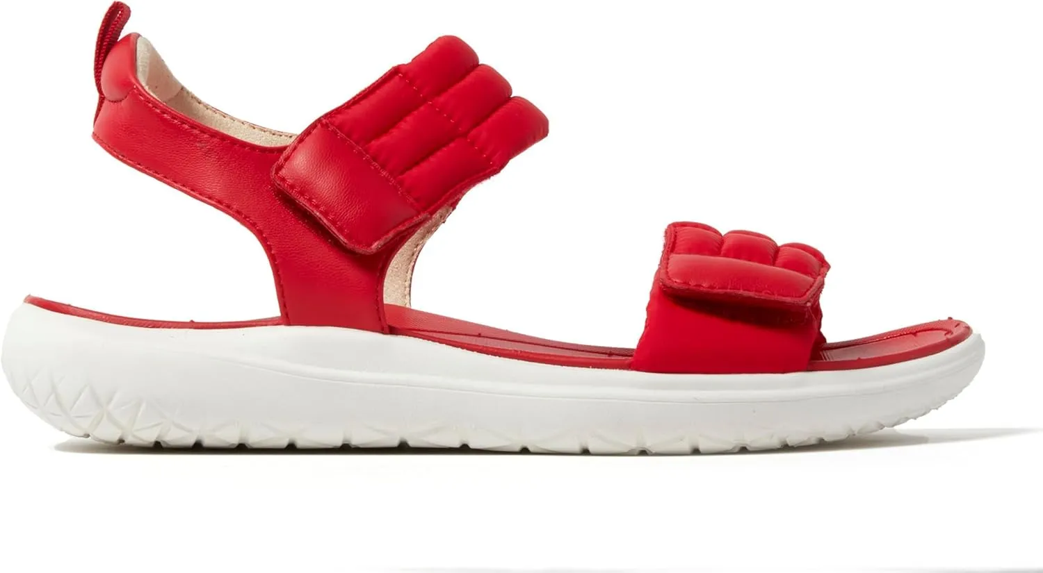 Dearfoams Women's Comfortable Strap Thea Easy on Off Cushioned Lightweight Walking Shoe Sandal Flat