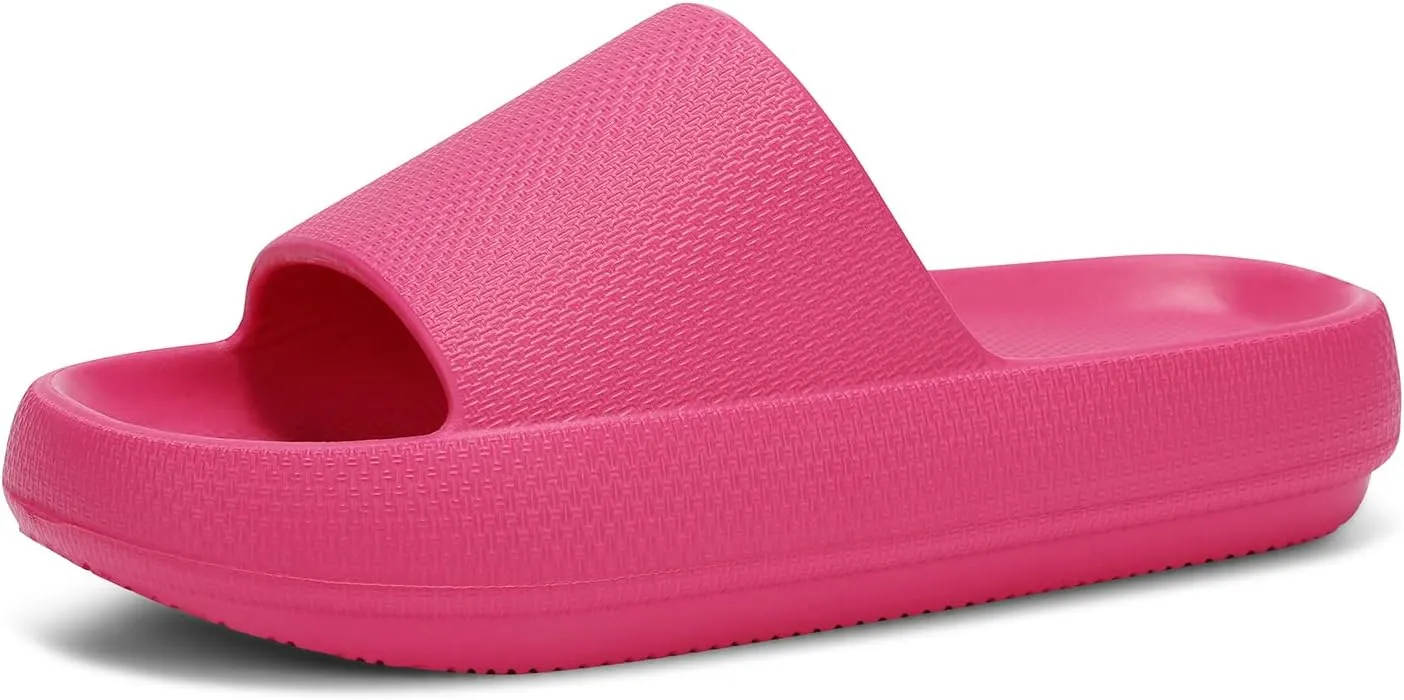 Dirk Slides for Women and Men Sandals Pillow Slippers Shower shoes Cushioned Cloud Slides