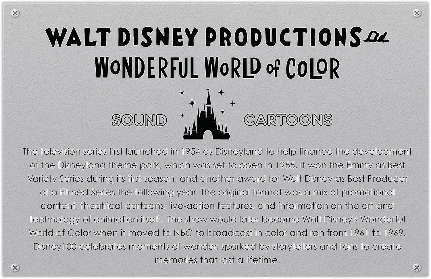 Disney100 Years of Wonder Walt Disney Presents “Wonderful World of Color” Tinker Bell Collectible Plush Stuffed Doll, Kids Toys for Ages 5 Up, Amazon Exclusive by Just Play