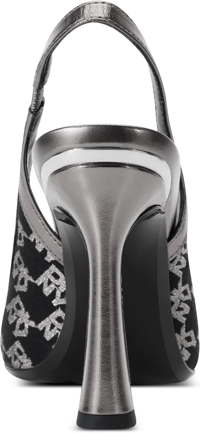 DKNY Women's Cinette Pointed Toe Slingback Dress Pump with Logo