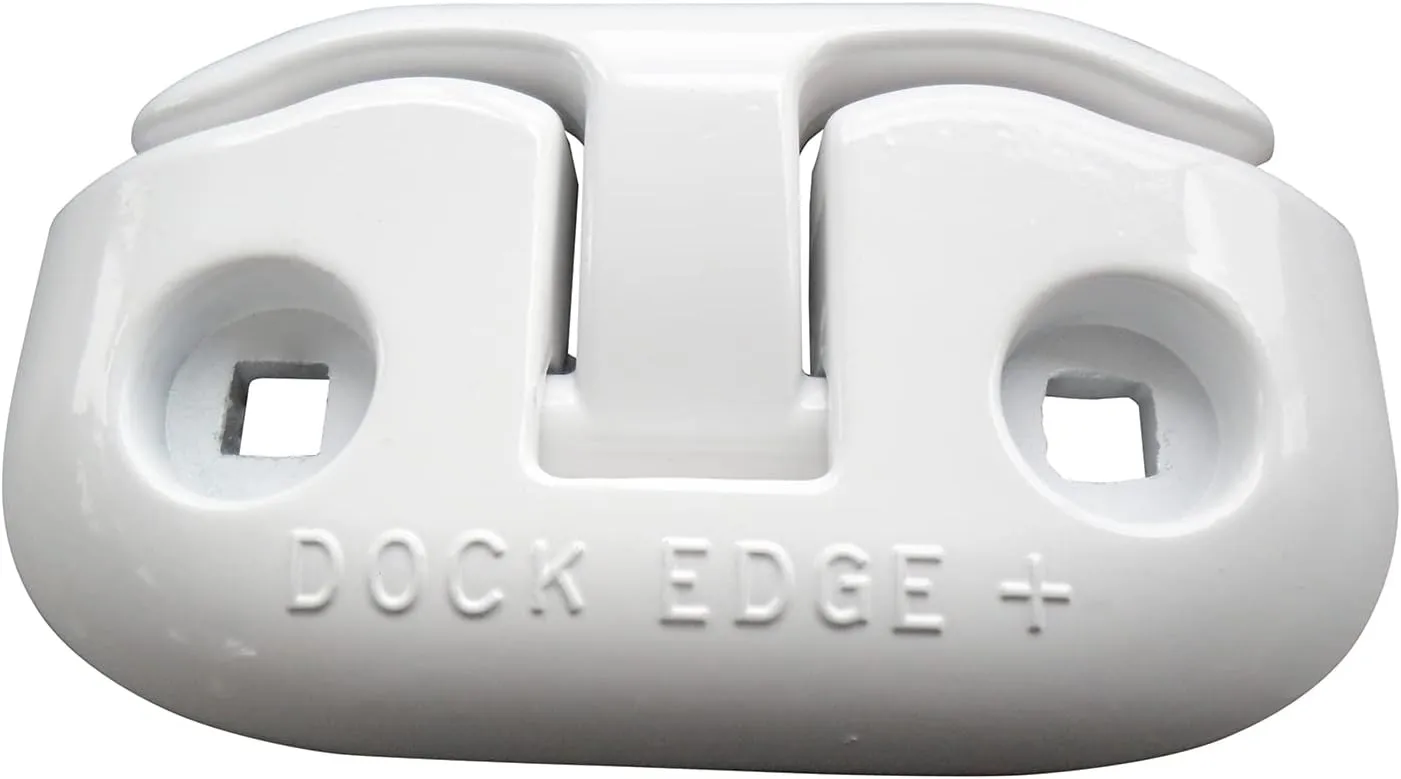 Dock Edge   Almag 35 Flip-Up Dock Cleat, 6-Inch, White