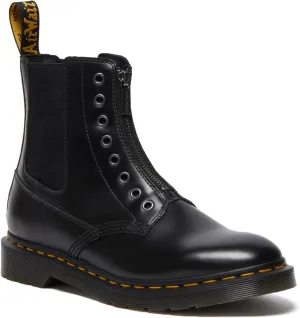 Dr. Martens Men's 1460 Gusset Leather Boots Fashion