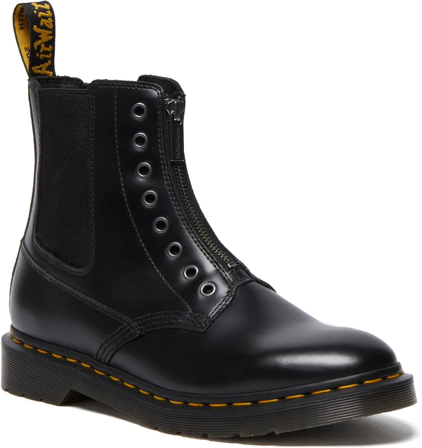 Dr. Martens Men's 1460 Gusset Leather Boots Fashion