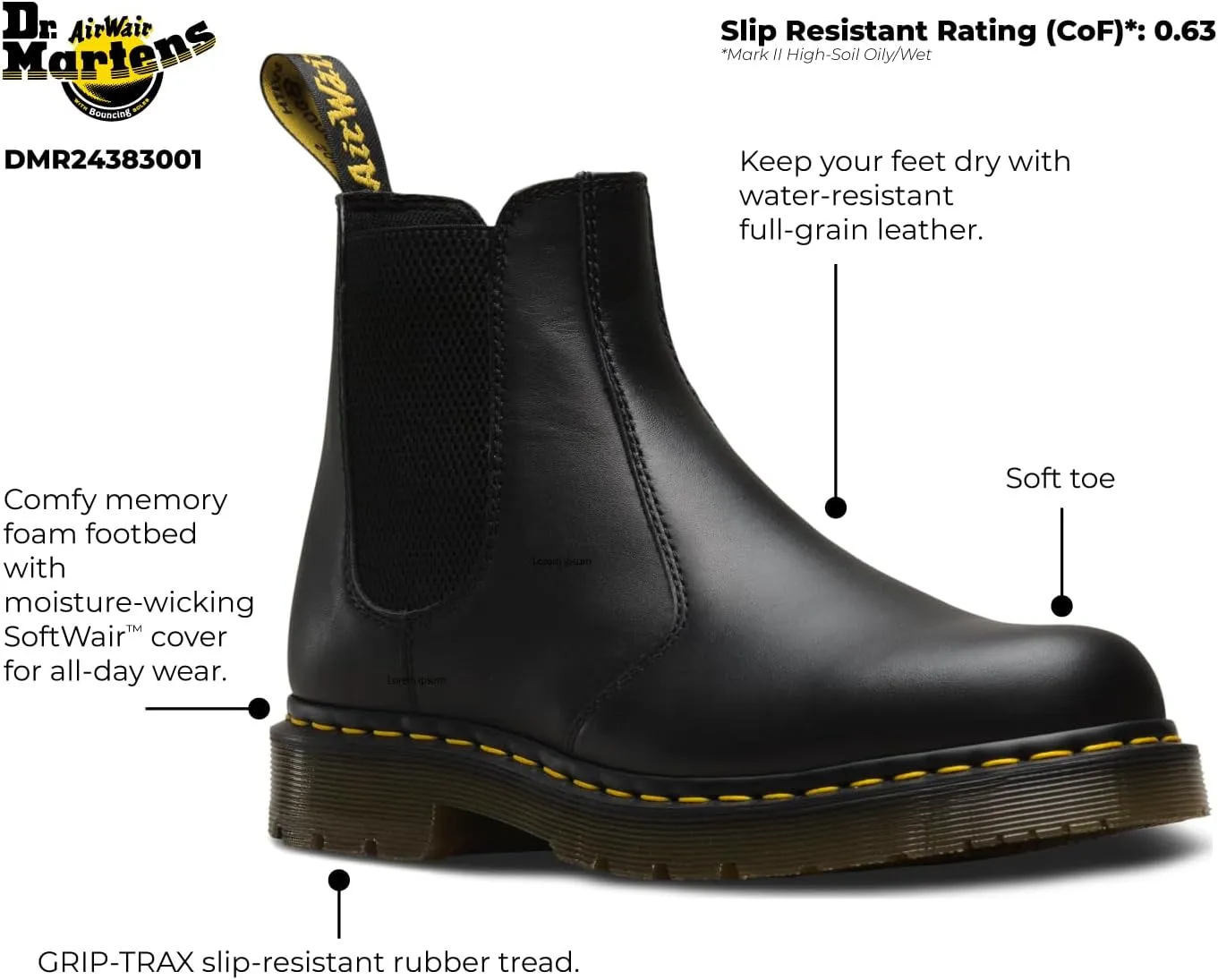 Dr. Martens Women's Work Chelsea Boot