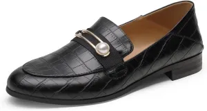 DREAM PAIRS Loafers for Women Slip On Comfortable Round Toe Casual Fashion Flats Dressy Shoes