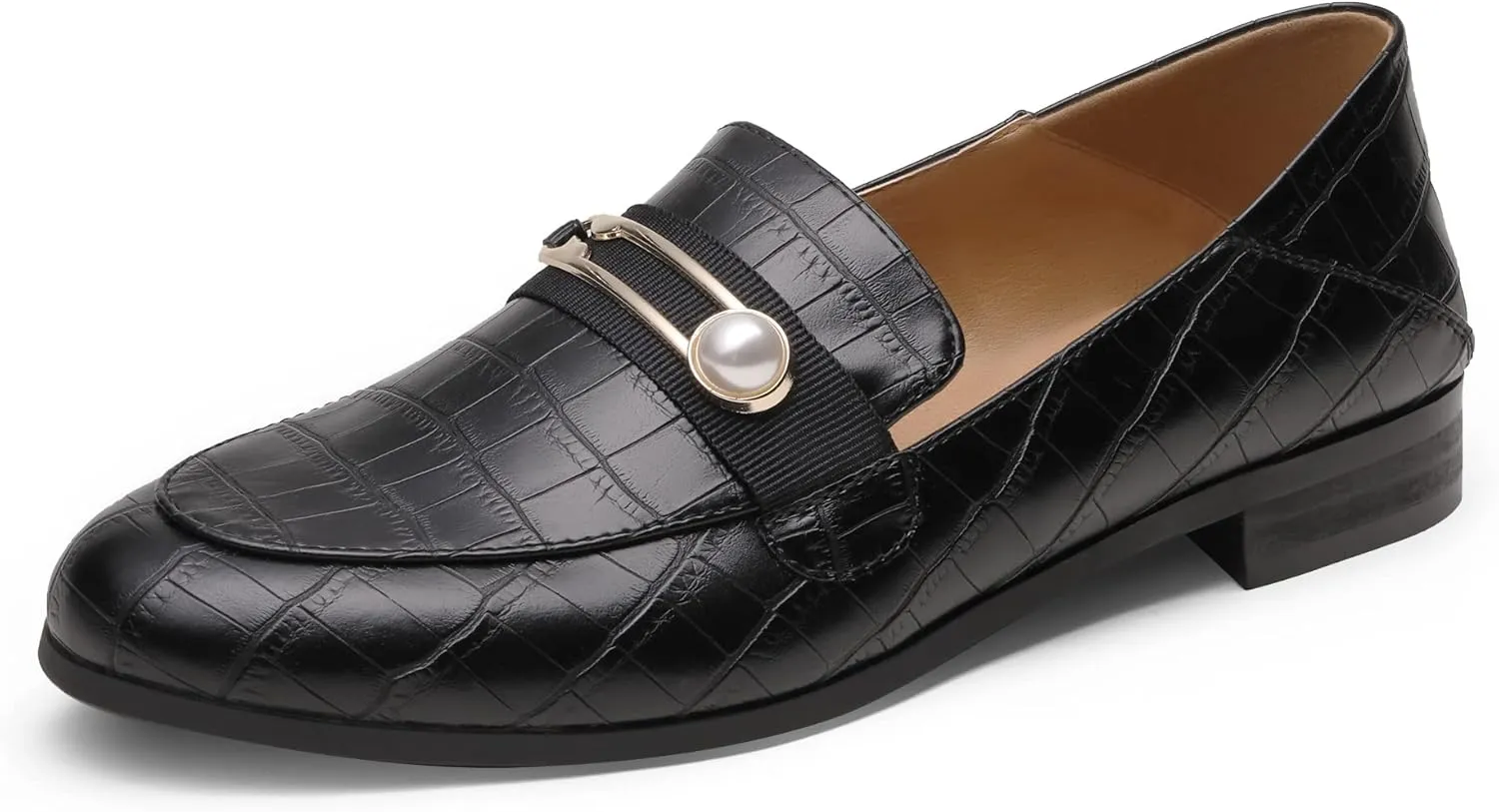 DREAM PAIRS Loafers for Women Slip On Comfortable Round Toe Casual Fashion Flats Dressy Shoes