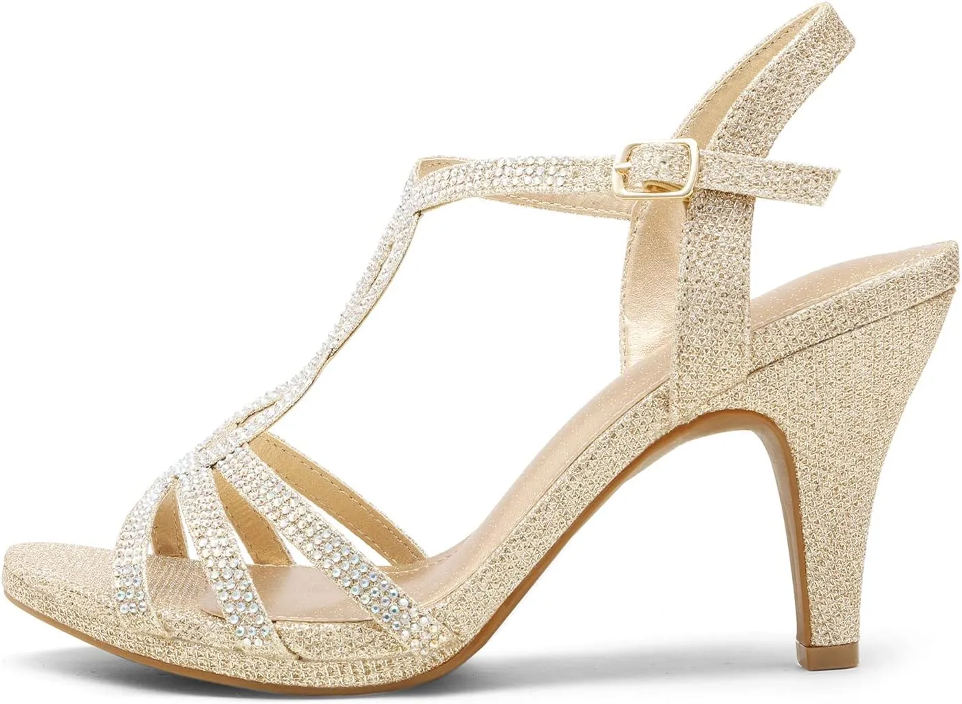 DREAM PAIRS Women's Fashion Stilettos Open Toe Pump Heel Sandals