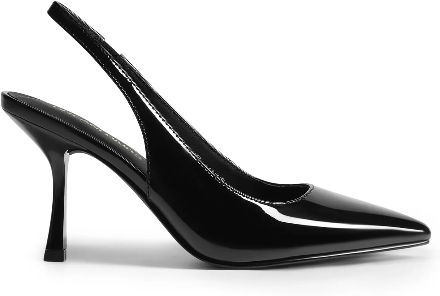 DREAM PAIRS Women's Heels Slingback Stiletto Pumps Shoes Pointed Closed Toe Kitten Heels Dress Bridal Elegant Wedding Sexy Party