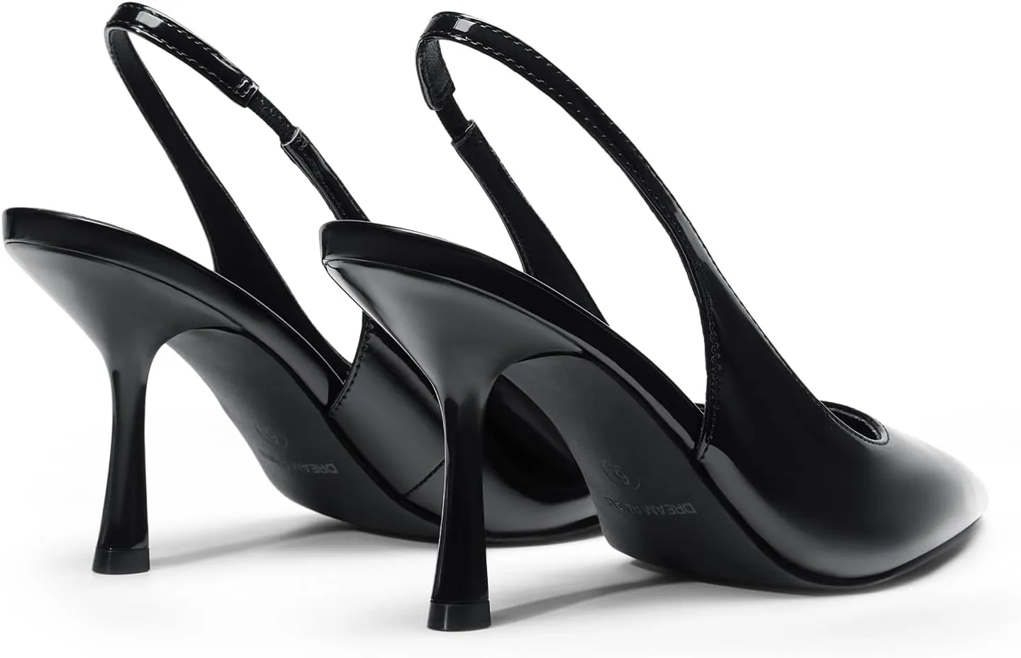 DREAM PAIRS Women's Heels Slingback Stiletto Pumps Shoes Pointed Closed Toe Kitten Heels Dress Bridal Elegant Wedding Sexy Party