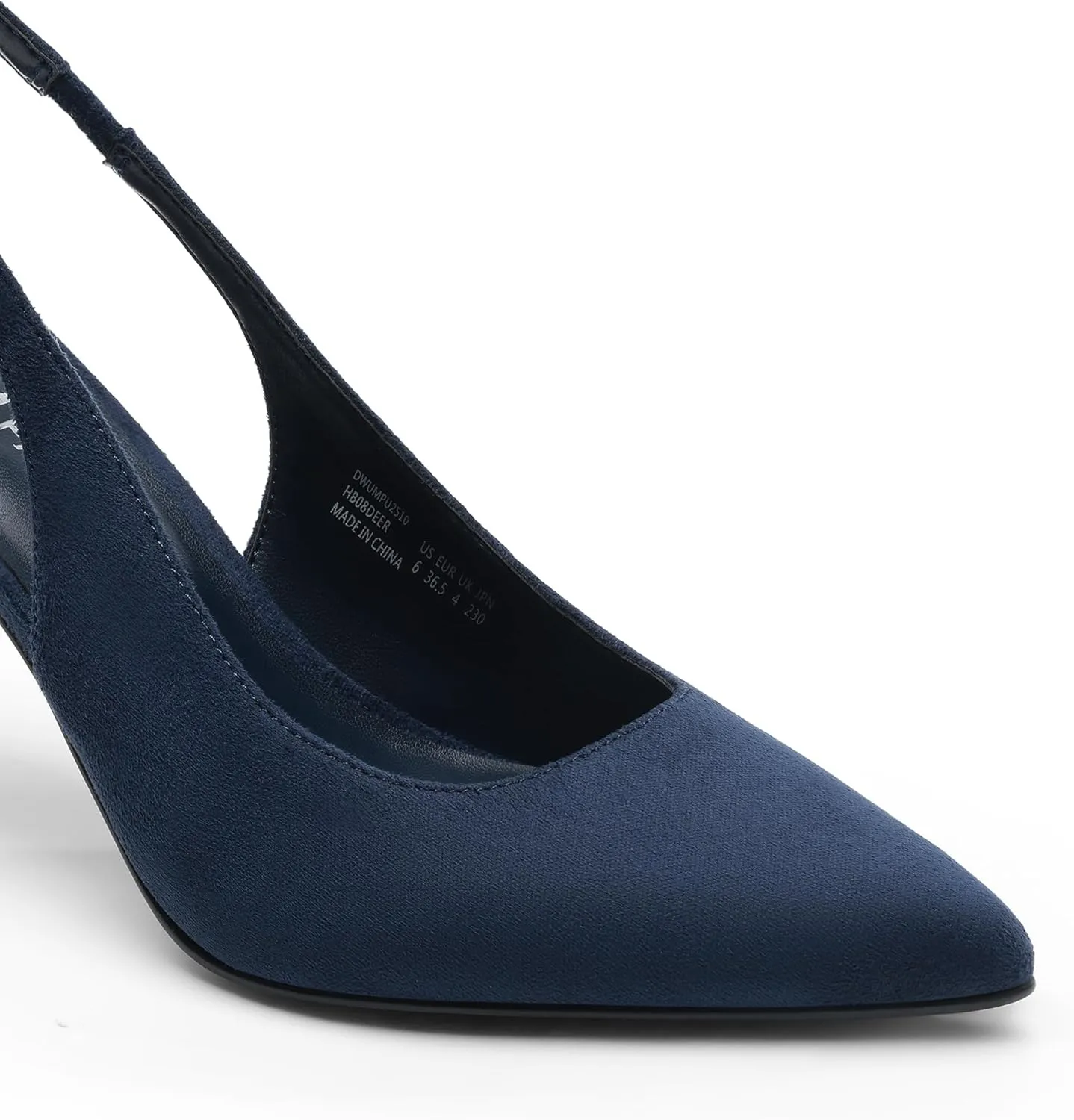 DREAM PAIRS Women's Heels Slingback Stiletto Pumps Shoes Pointed Closed Toe Kitten Heels Dress Bridal Elegant Wedding Sexy Party