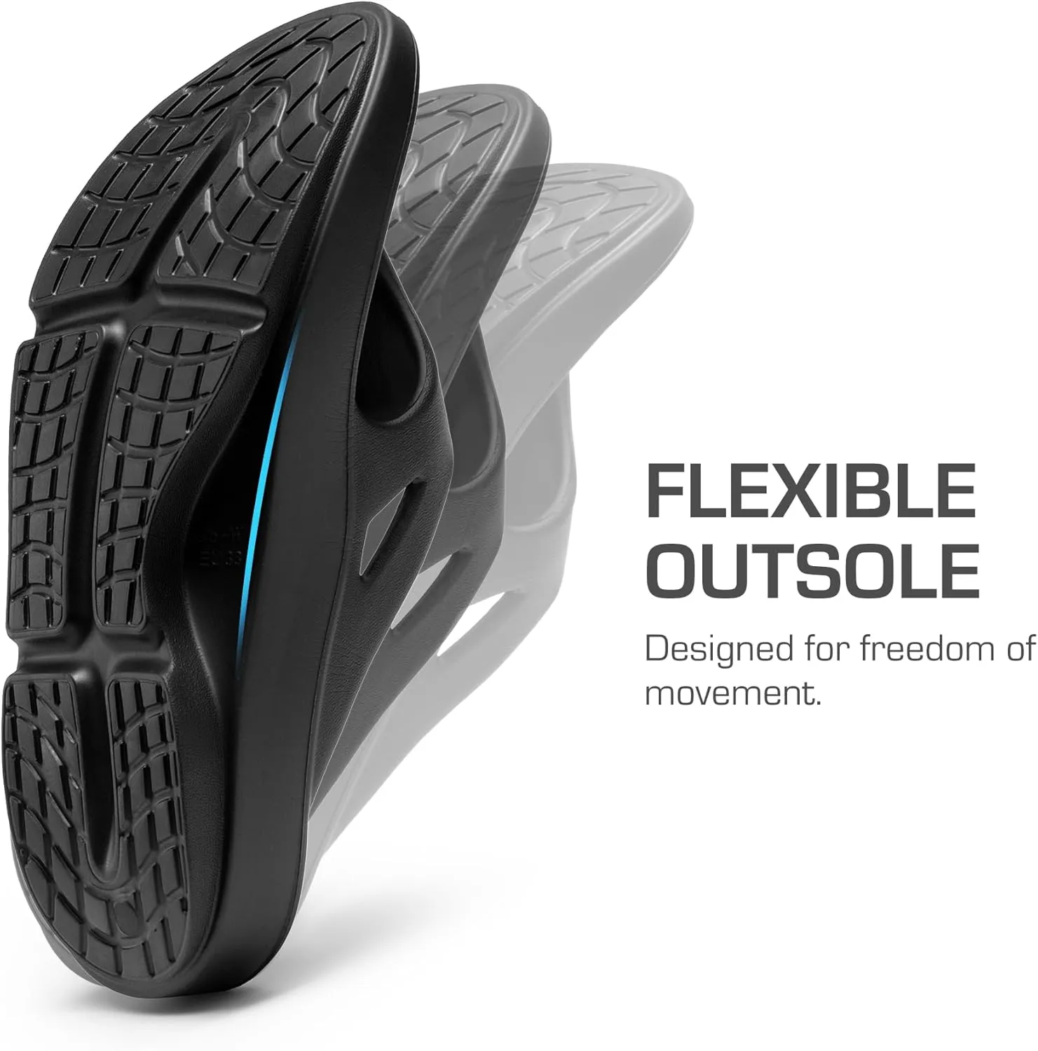 DREAM PAIRS Women's Sandals, Comfortable Arch Support Flip Flops for Summer